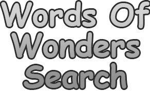 Words of Wonders Search - Answers